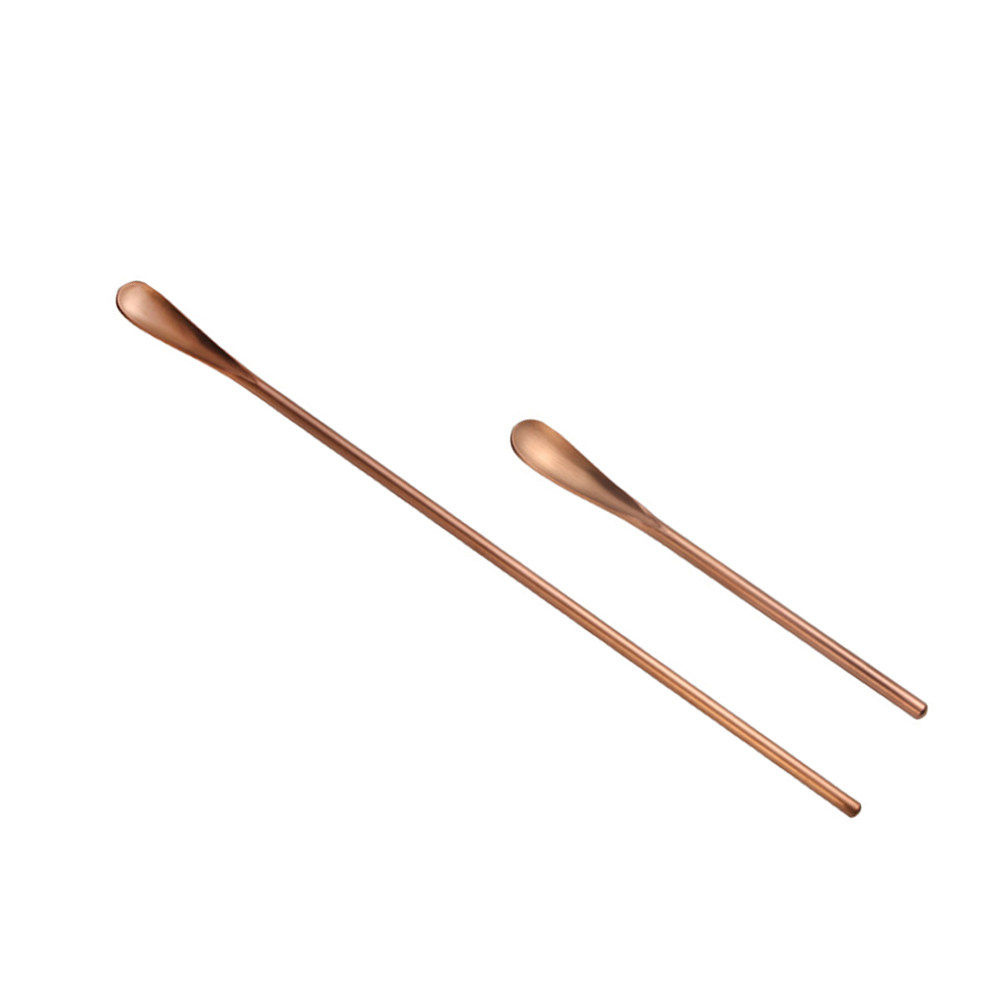 Bar Spoon Twisted - Cuillères à cocktail en acier inoxydable,