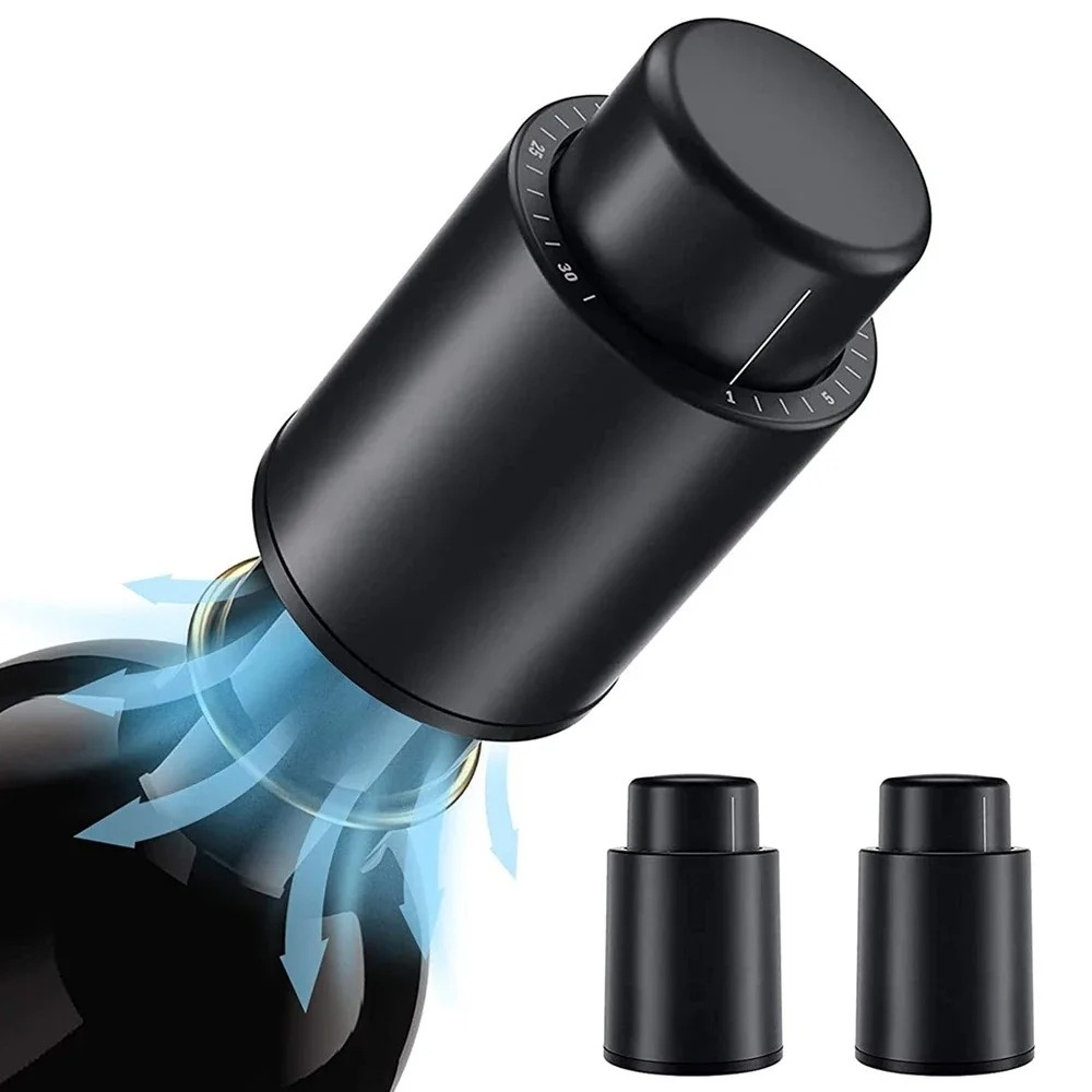 Wine Preservation Pump - Bouchon de conservation de vin sous