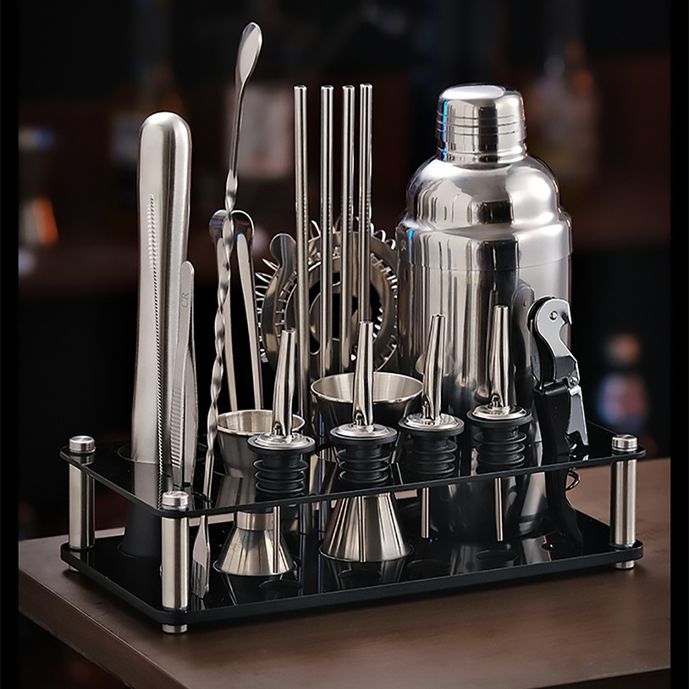 Home Bar Setup Kit - Collection d'accessoires de bar, kit de