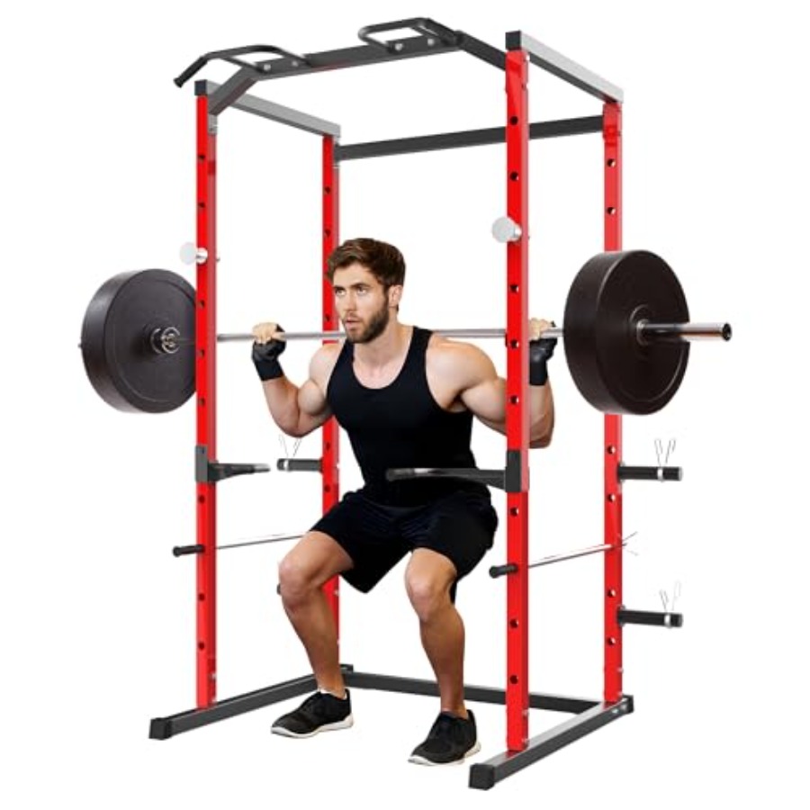 Home Bar And Gym - Cage de musculation robuste avec barre