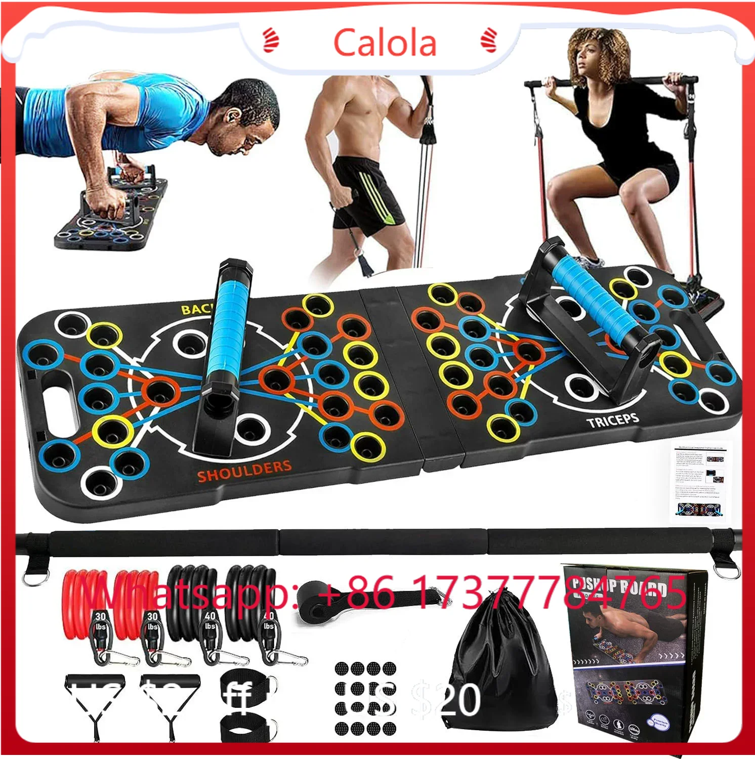Home Bar Setup Kit - Kit de fitness multifonctionnel pour la