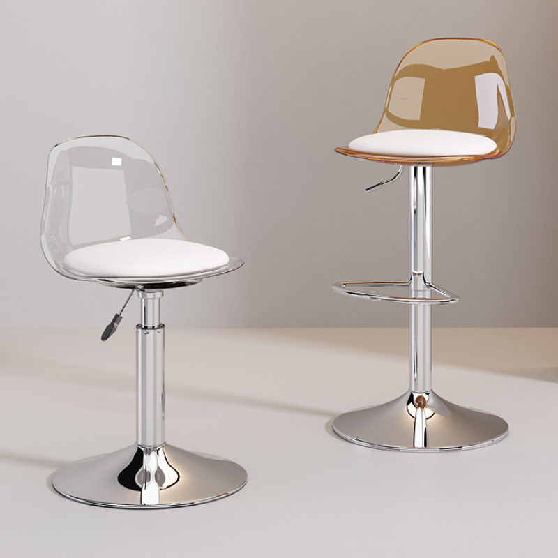 Home Bar Lounge - Tabouret Transparent en acrylique, chaise de