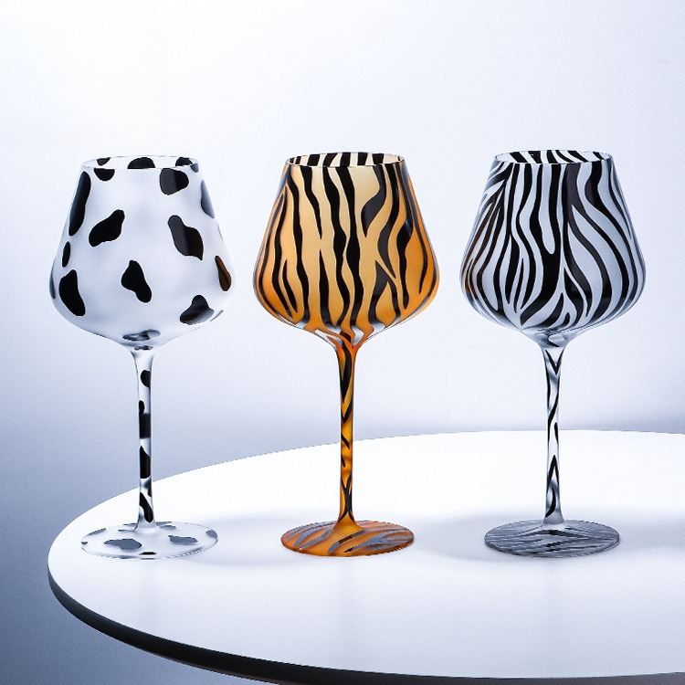 Highball Glass Set - Verre à vin en cristal peint