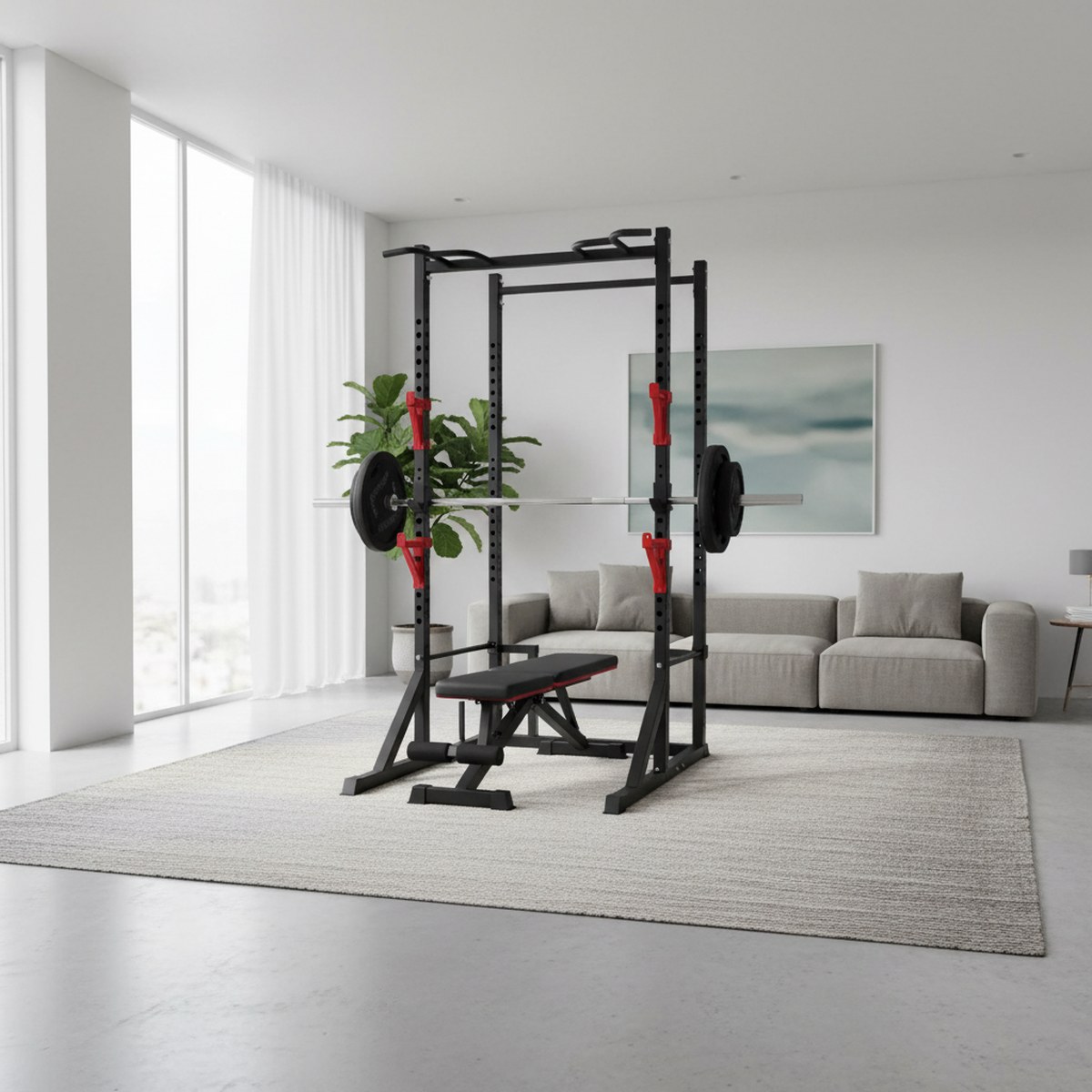 Rack de musculation réglable a - Home Bar And Gym avis et prix