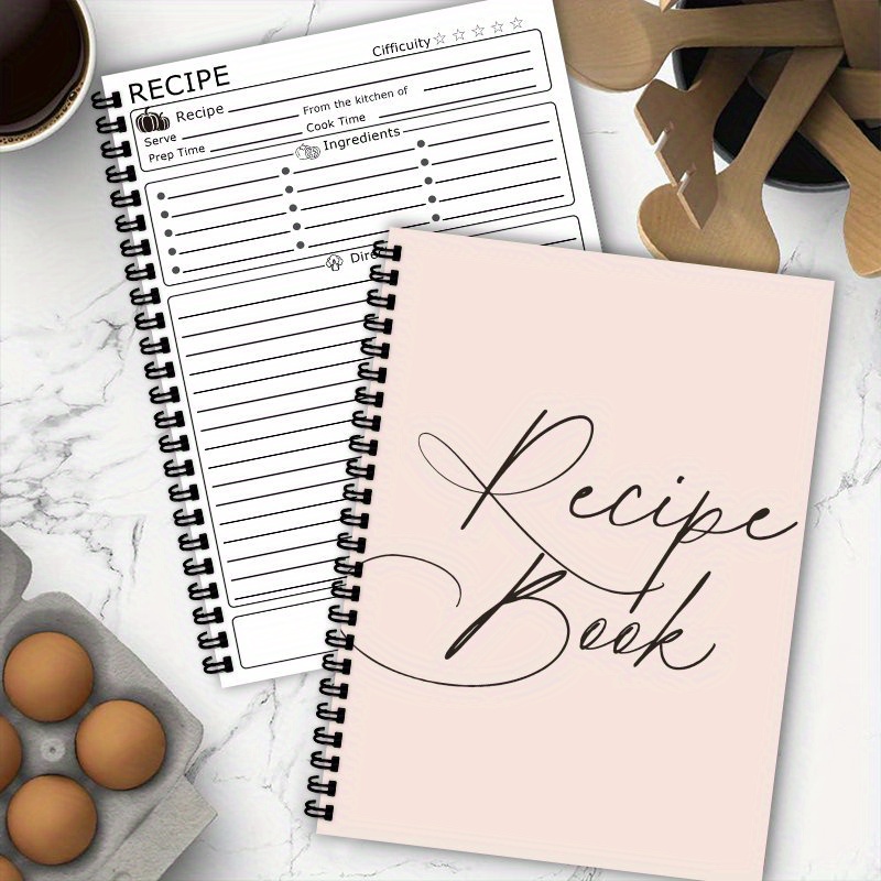 Carnet de recettes spirale A5, - Cocktail Recipe Book avis et prix