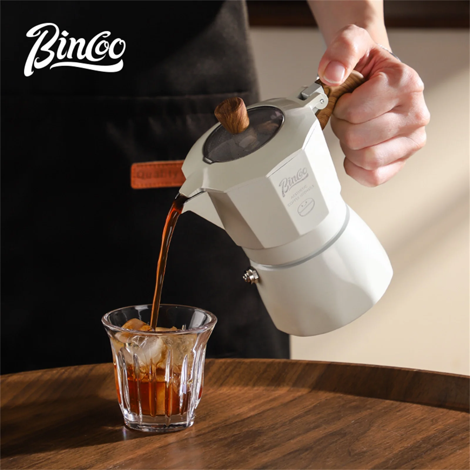 Cafetière Moka Bincoo à Double - Home Barista avis et prix