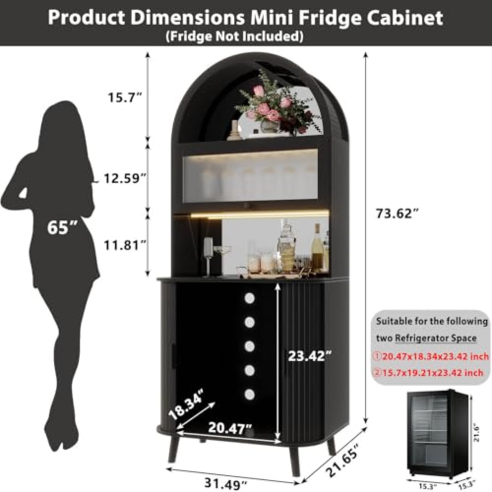 Armoire à vin, armoire de bar  - Home Bar And Fridge avis et prix