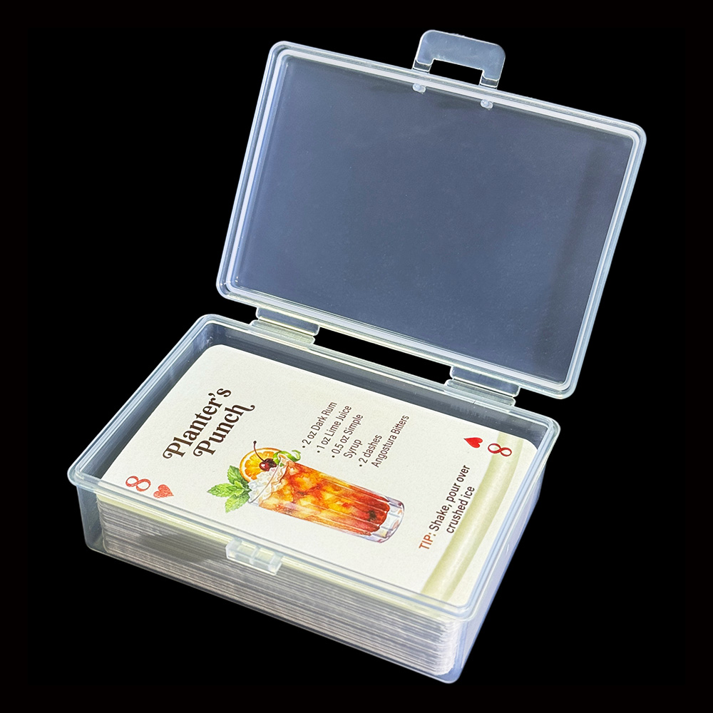 Jeu de 54 cartes de recettes d - Cocktail Recipe Book avis et prix