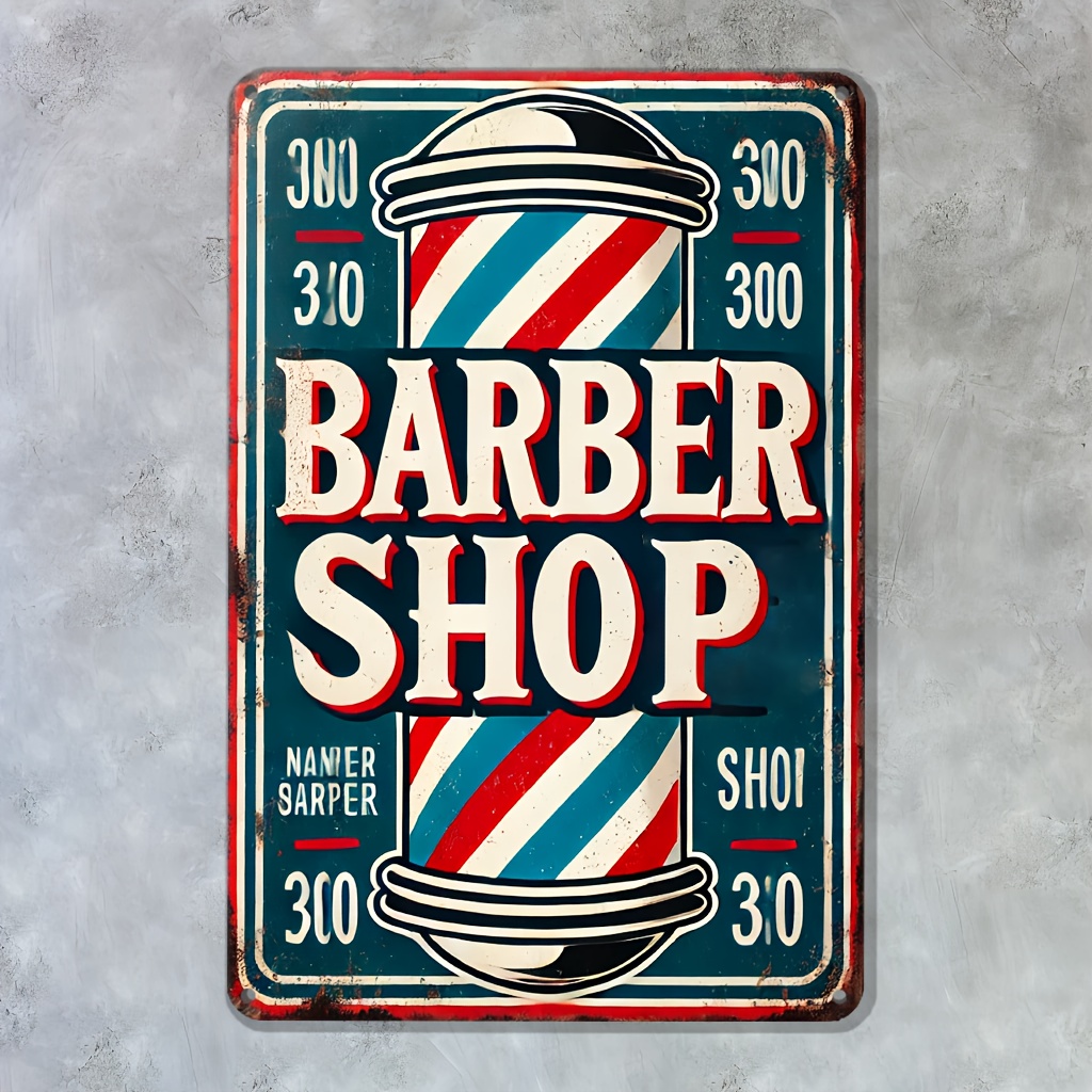 Enseigne de barbershop en méta - Home Barbershop avis et prix