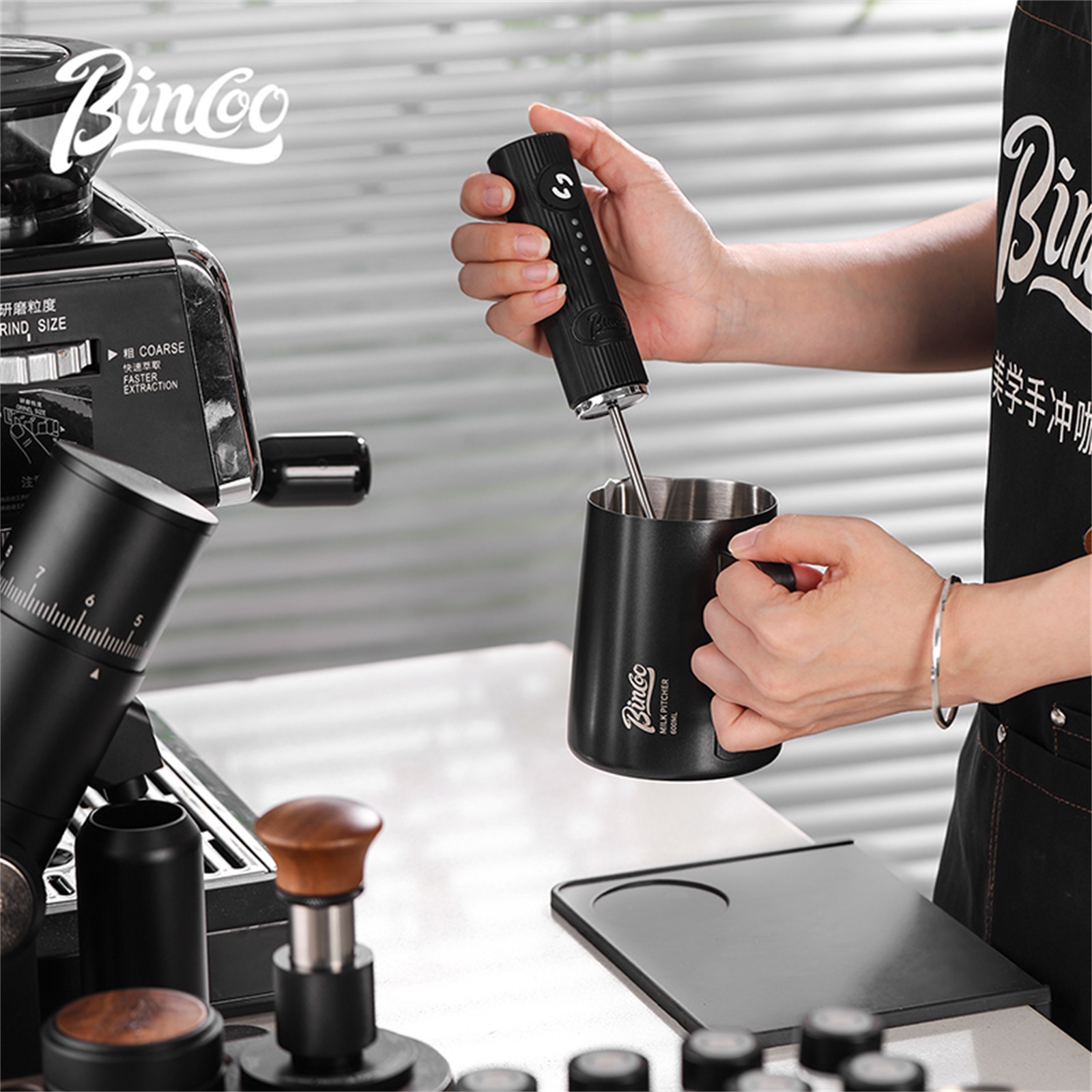 Bincoo Mousseur à lait électri - Home Barista avis et prix