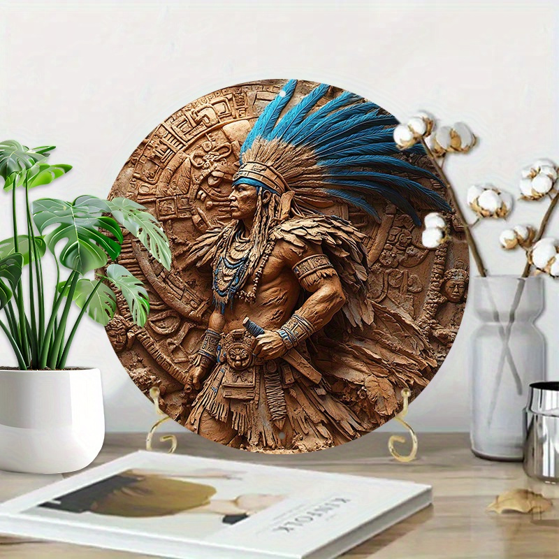 Art mural rond en aluminium de - Home Bar Cafe avis et prix