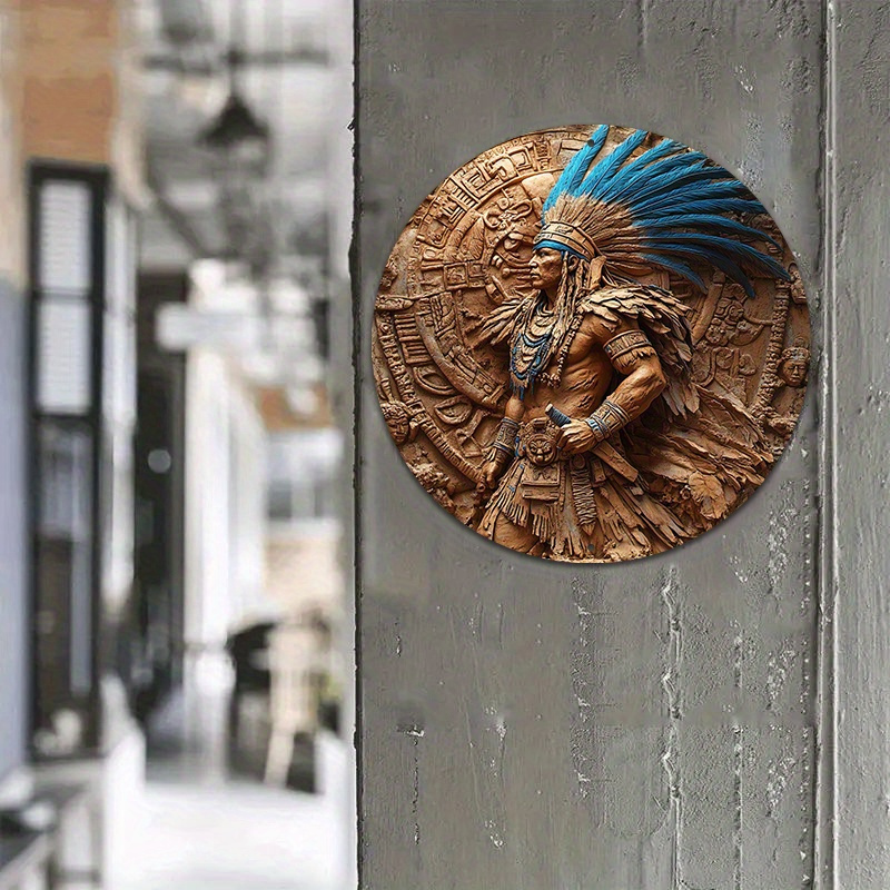 Art mural rond en aluminium de - Home Bar Cafe avis et prix