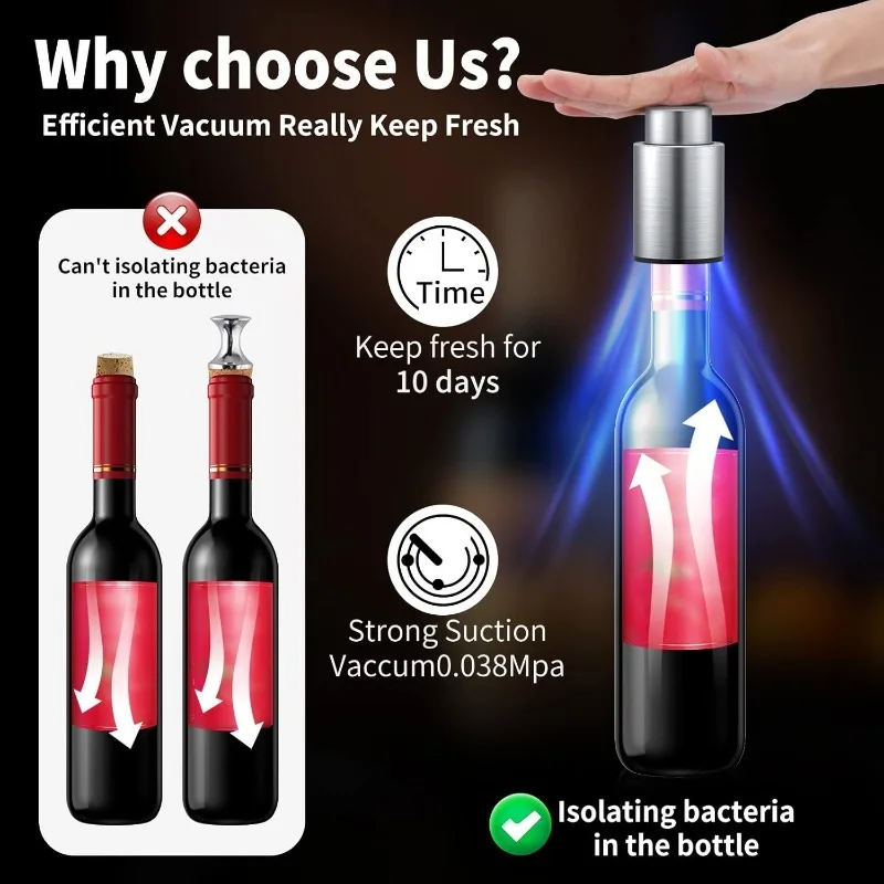 Bouchons de bouteille de vin b - Wine Preservation Pump avis et prix