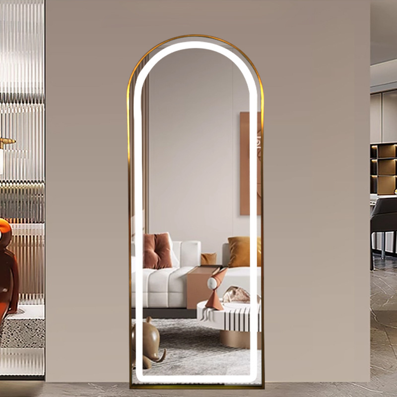 Miroir sur pied avec bande lum - Home Barbershop avis et prix