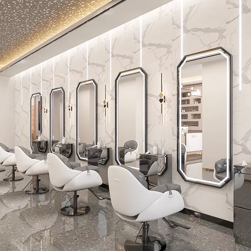Miroir sur pied avec bande lum - Home Barbershop avis et prix