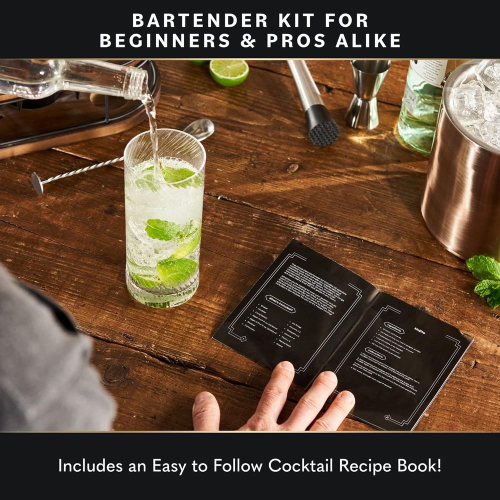 Ensemble de 22 pièces pour coc - Cocktail Recipe Book avis et prix