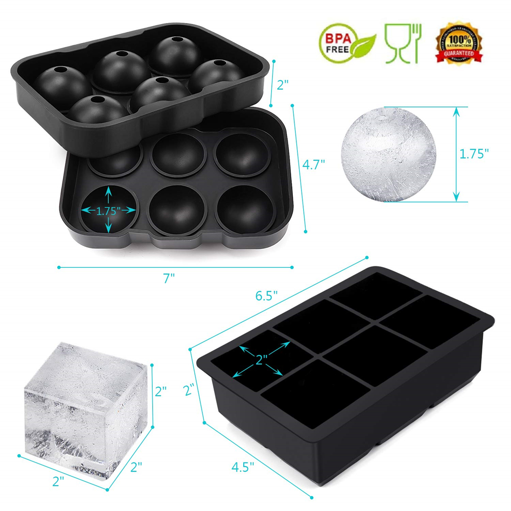 4/6 grille grande boule carré  - Ice Mold Sphere avis et prix