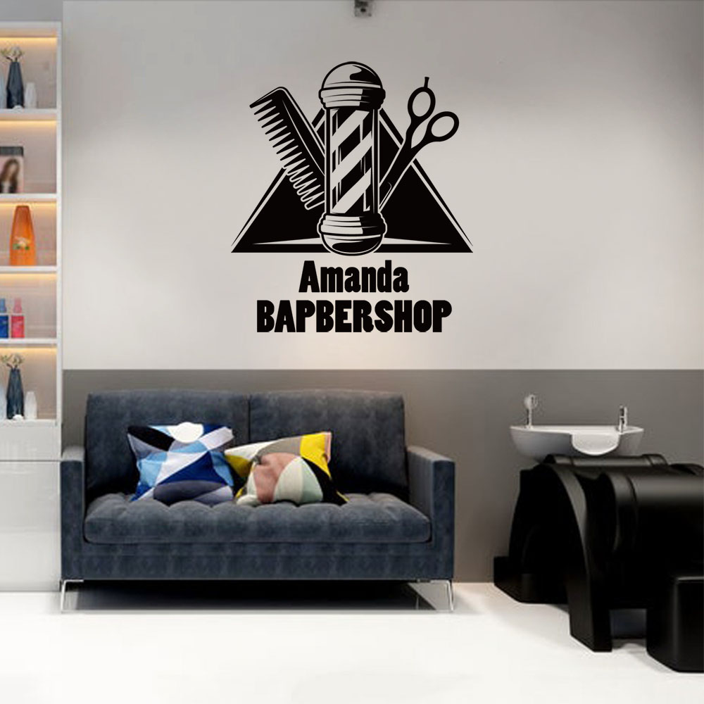 Autocollant mural personnalisé - Home Barbershop avis et prix