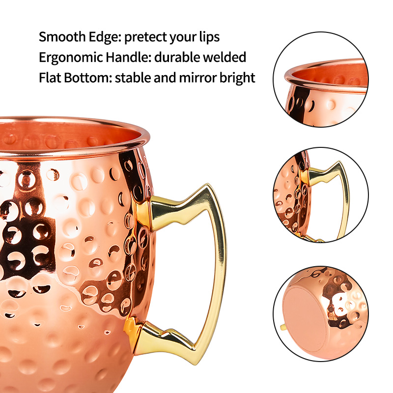 Mules de moscou en acier inoxy - Mule Copper Mug avis et prix
